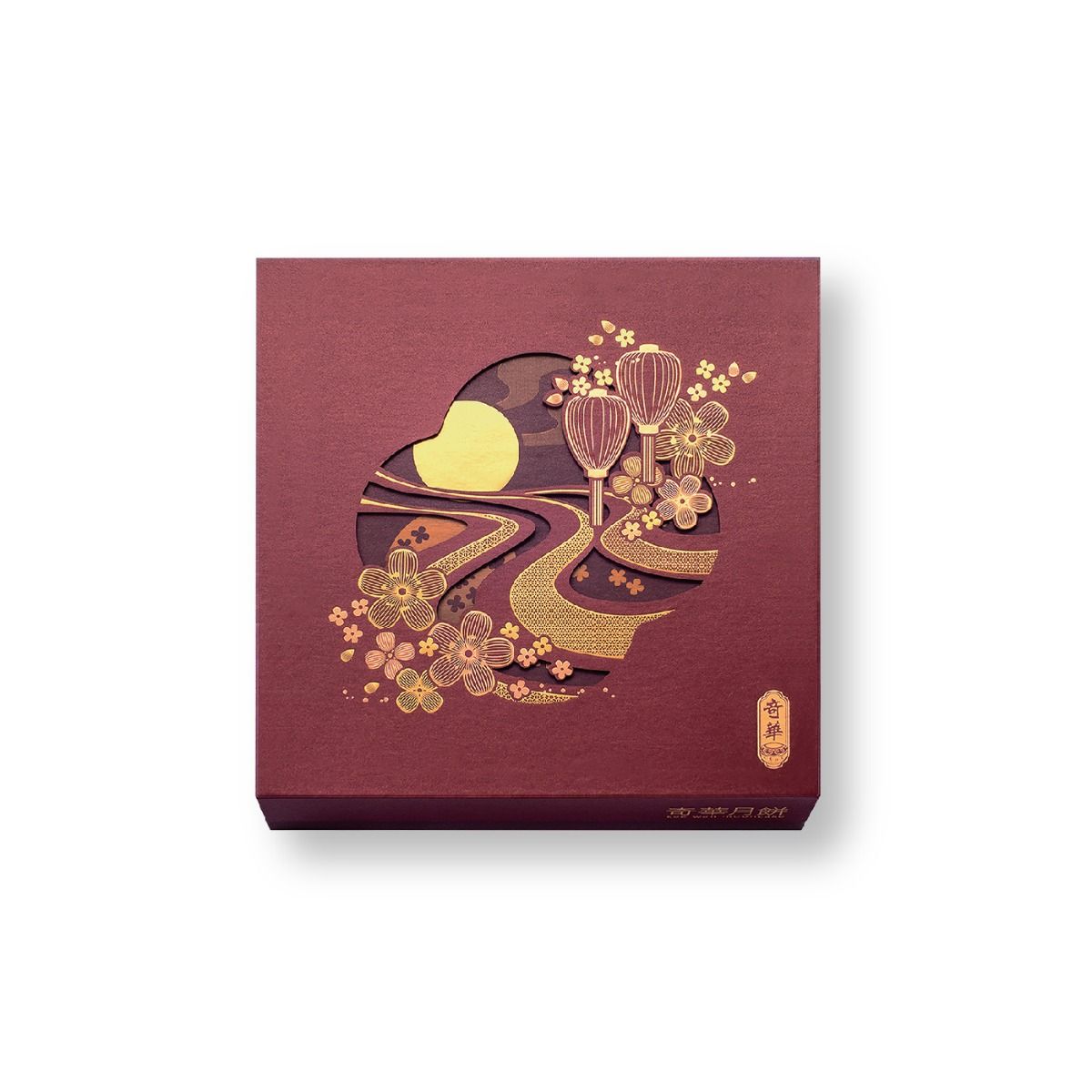 Quadrangle Mooncake Gift Box (Four Moon) 四合月月餅禮盒