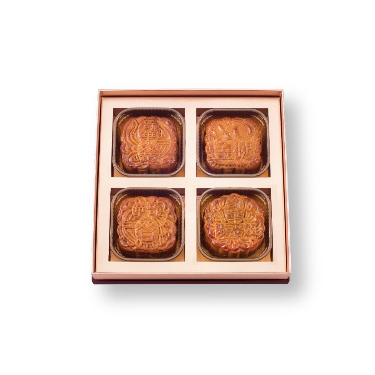 Quadrangle Mooncake Gift Box (Four Moon) 四合月月餅禮盒
