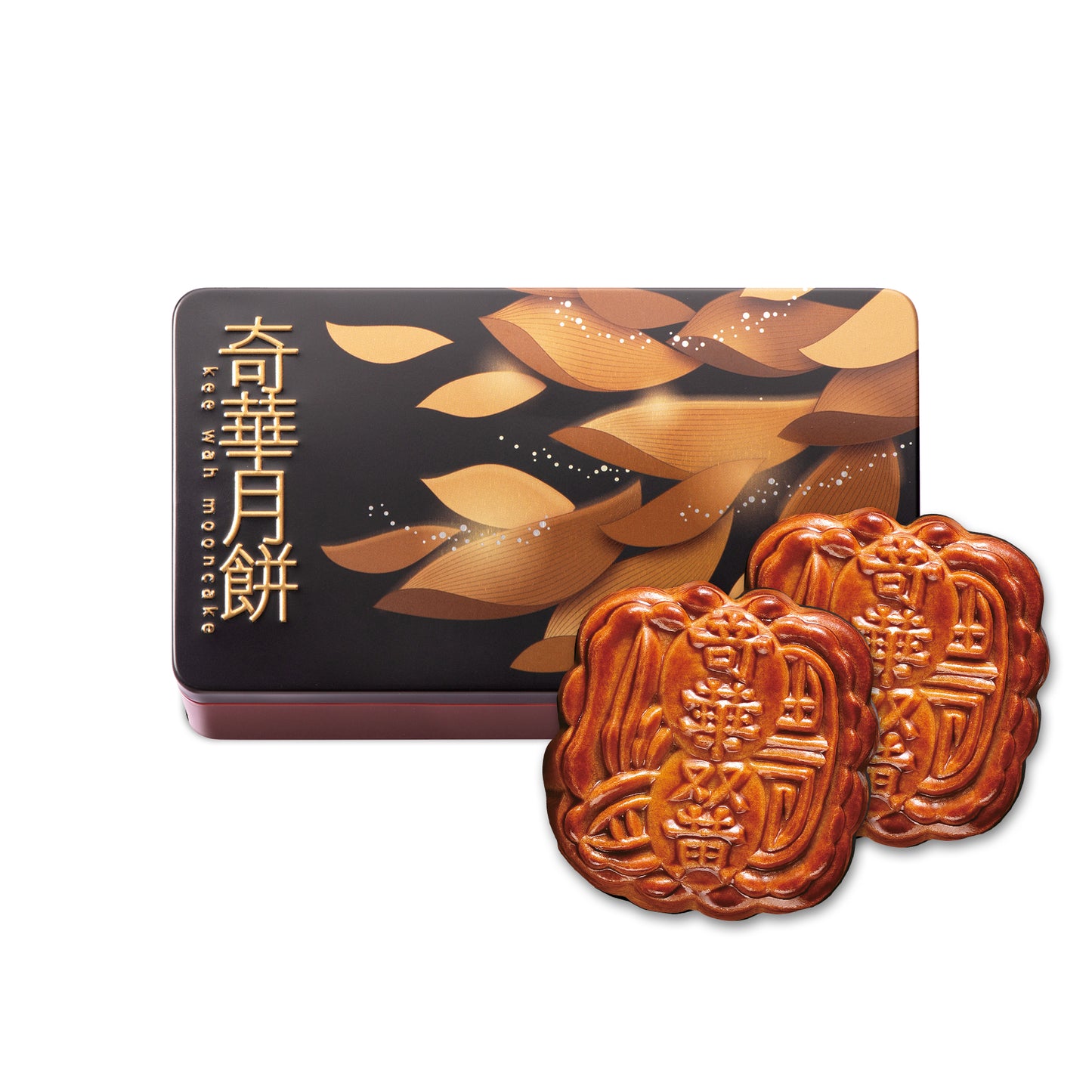 GOLDEN LEAF BOX (2PC Regular Size Mooncake) 金葉禮盒兩個裝