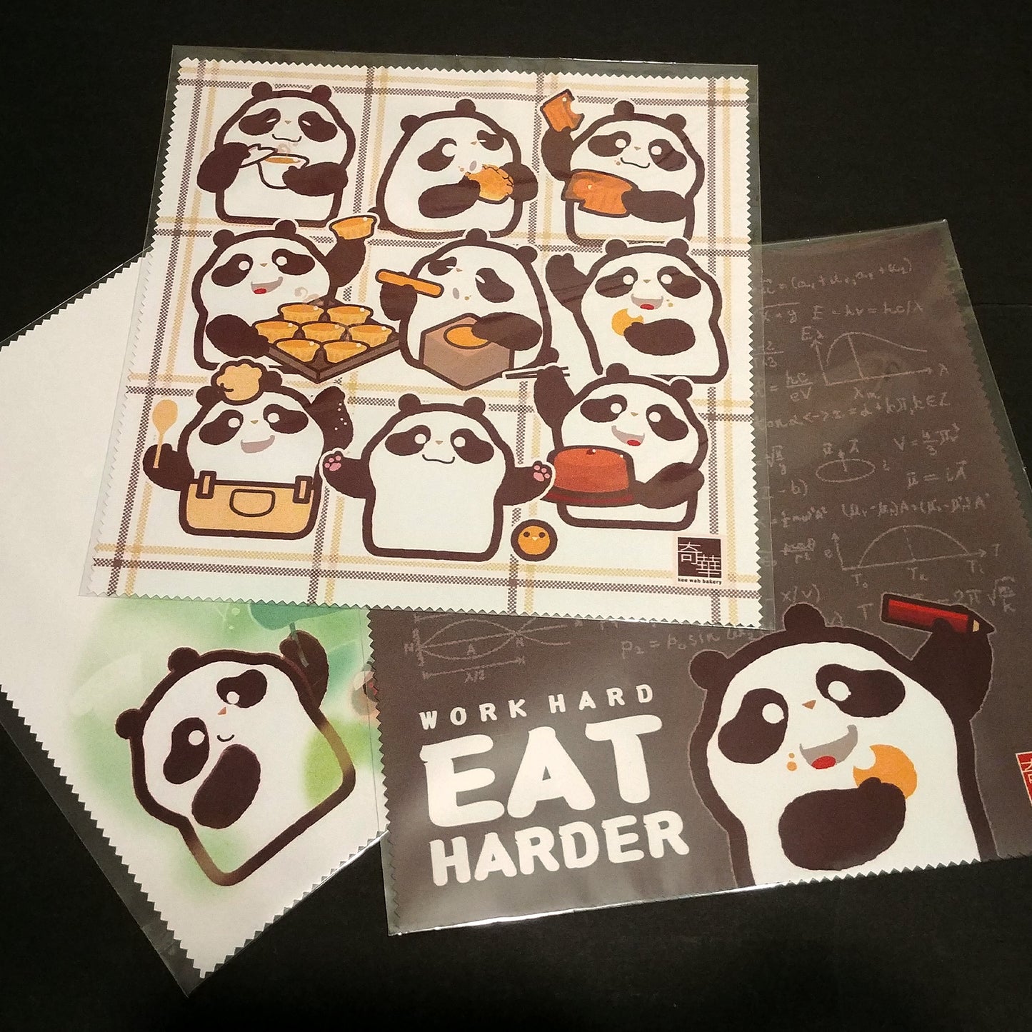 Panda Glasses Cloth Set (set of 3) 熊貓眼鏡布