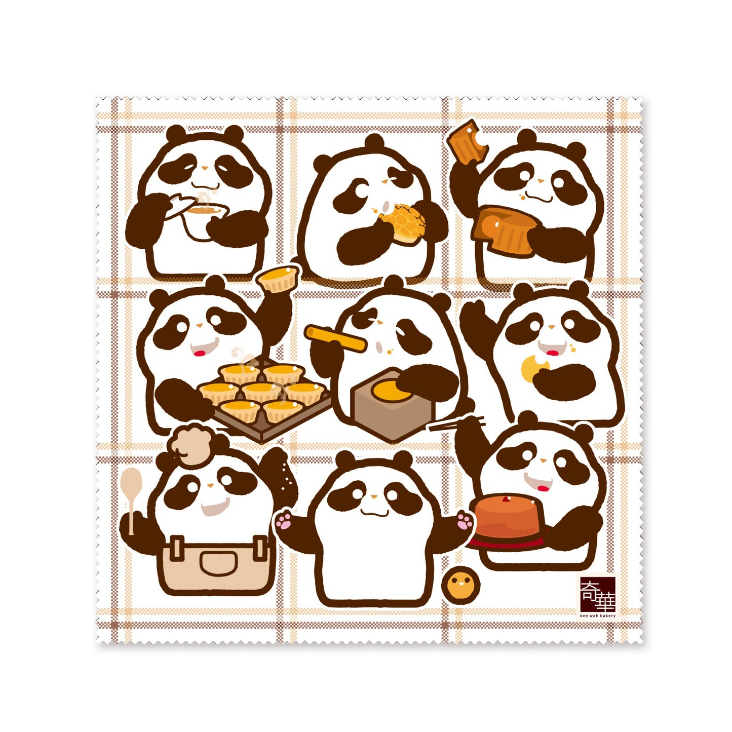 Panda Glasses Cloth Set (set of 3) 熊貓眼鏡布