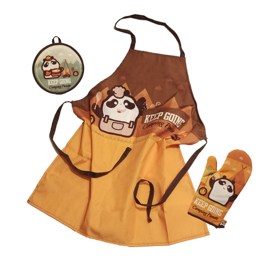 "Panda Camping" Kitchen Set 3 pieces "熊貓露營"廚房套裝一套三件