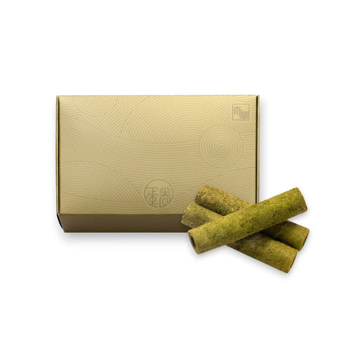 [HK] Matcha Crispy Eggrolls (Wafer Rolls) 抹茶蜂巢蛋卷禮盒 (6支裝)