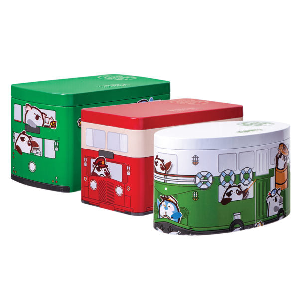 HONG KONG Iconic Transportation Cookies Tin Set 奇華香港標誌性交通公具曲奇禮罐套