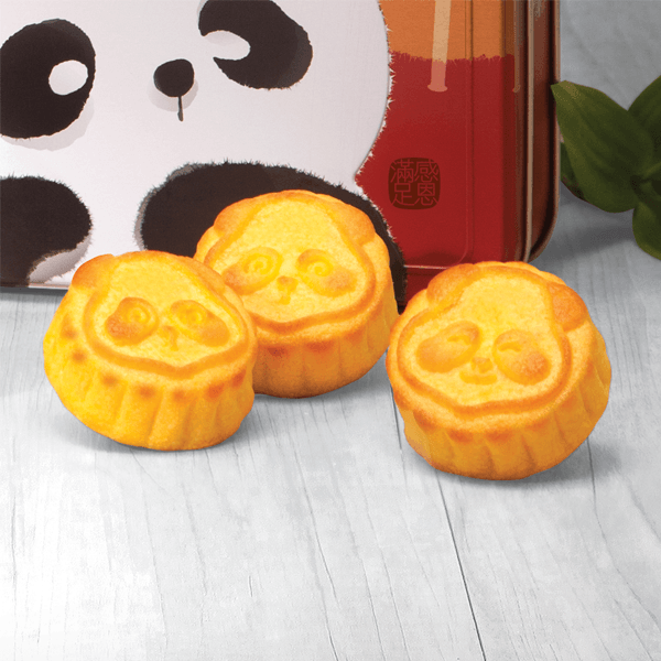 Panda Two-Pairs Mini 熊貓雙孖寶 (4pc迷你熊貓纯正莲蓉⽉)