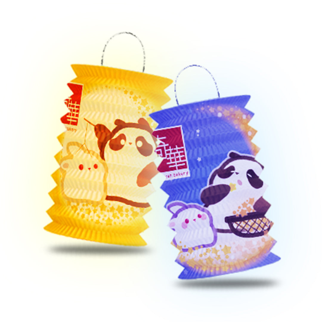 Panda Lantern (1 pair) 熊貓燈籠一對