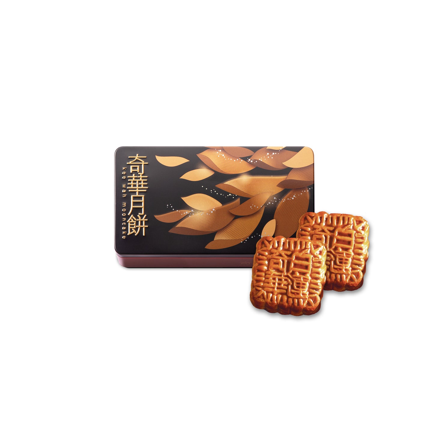 GOLDEN LEAF BOX MINI (2PC Mini Size Mooncake) 金葉禮盒迷你兩個裝