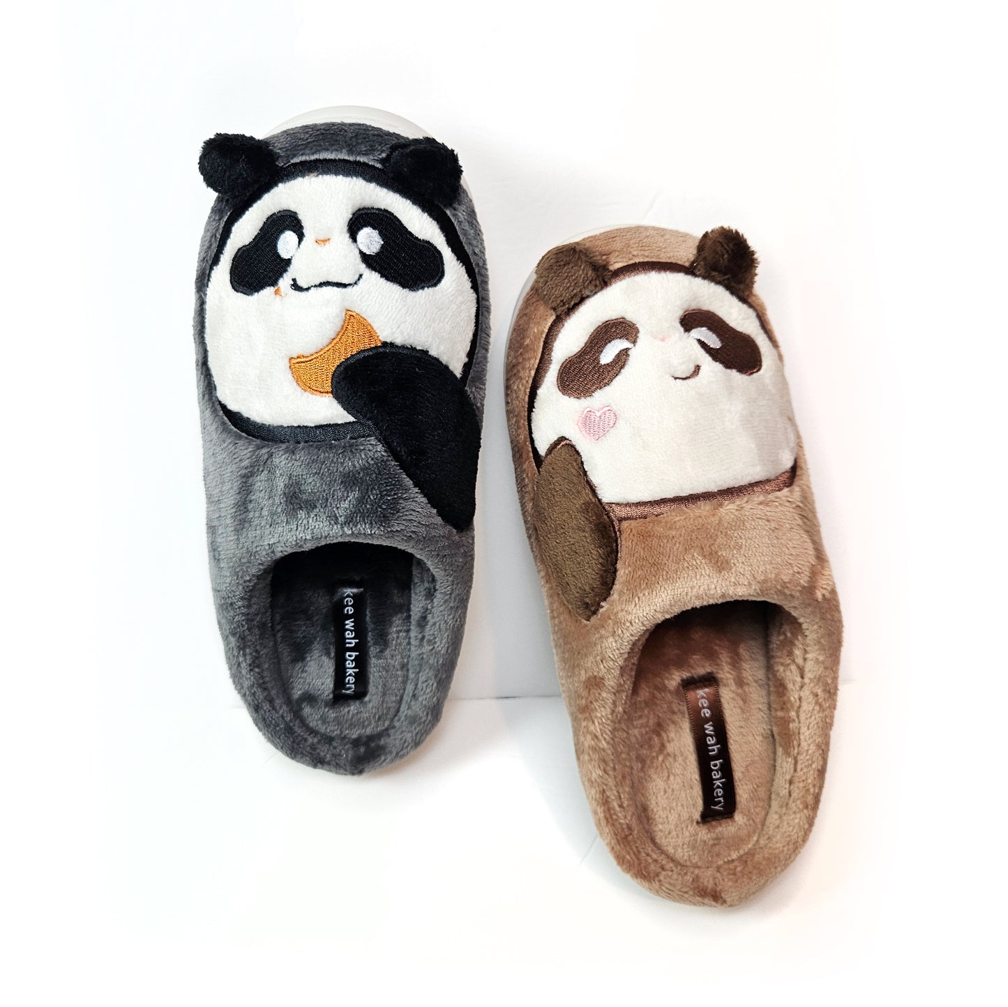 Cozy Plush Panda Slippers Men 舒適絨毛可愛熊貓拖鞋（男士）