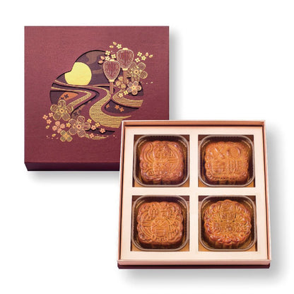 Quadrangle Mooncake Gift Box (Four Moon) 四合月月餅禮盒