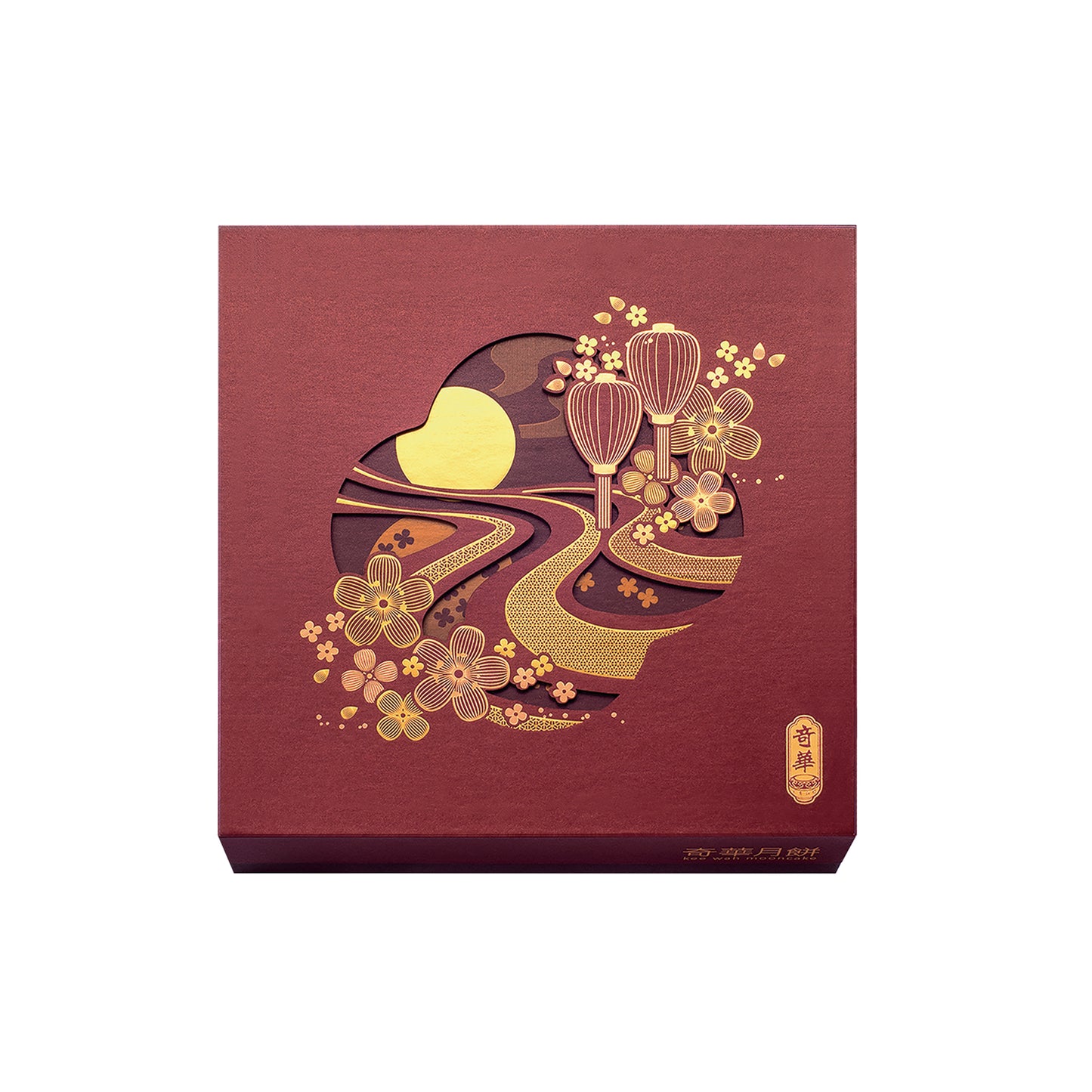 Quadrangle Mooncake Gift Box (Four Moon) 四合月月餅禮盒