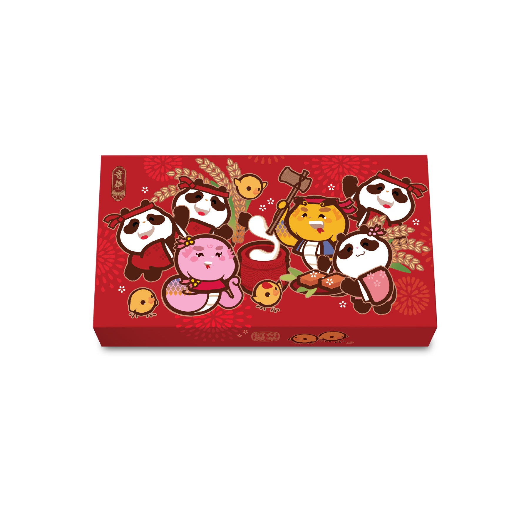 [HK] 2025 Snake & Panda Mini Pudding Set (Grandma+Coconut) 熊貓蛇年孖裝年糕禮盒 ...