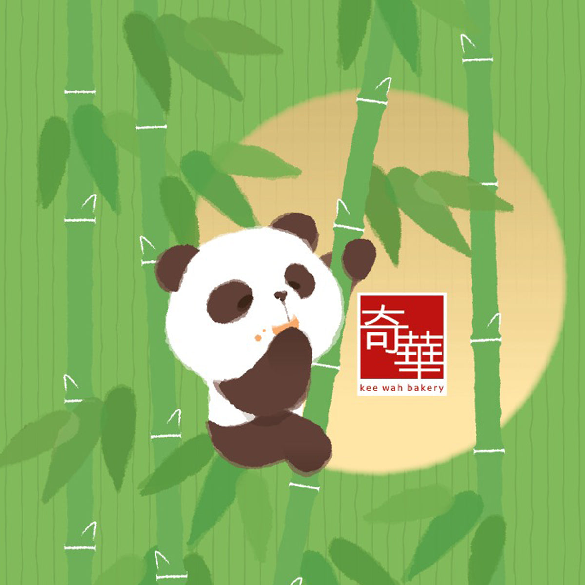 熊貓圓形紙燈籠 Round Panda Paper Lantern