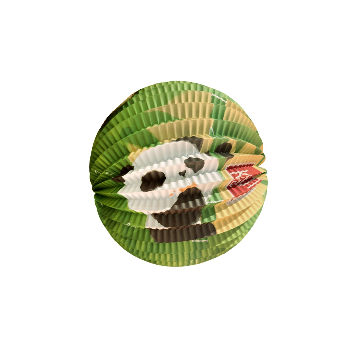 熊貓圓形紙燈籠 Round Panda Paper Lantern