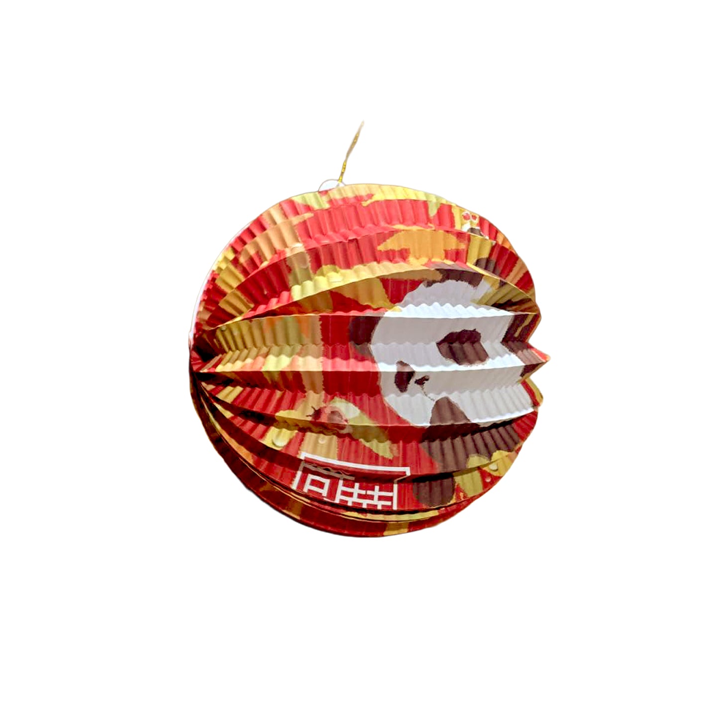 熊貓圓形紙燈籠 Round Panda Paper Lantern
