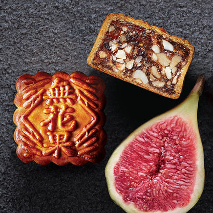 [MADE IN HK] Mini Assorted Nuts with Dried Figs Mooncakes (4pc) 果仁無花果月餅 [香港製造]
