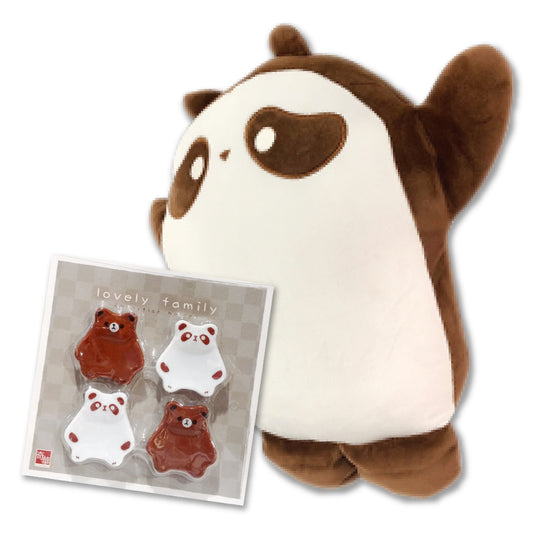 Free Panda Gift Supporting Cushion (1 pc.) + Chopstick Rester (1 pc.)