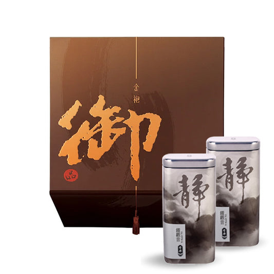 Royal Gift Box + Large Chinese Tea 金袍御品禮盒 + 奇華精選茗茶(大罐) x2