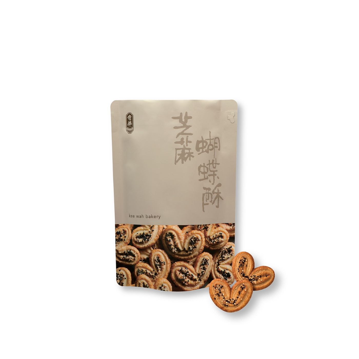 [HK] Sesame Palmiers (14pcs) 黑白芝麻蝴蝶酥 14片(袋裝)