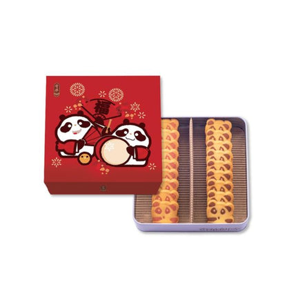 Panda Cookies Gift Box Chinese New Year Edition 24pcs 熊貓曲奇新年版