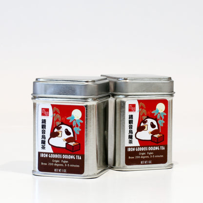 Panda (Iron Goddess Oolong Tea) Tea Leaf 熊貓（鐵觀音烏龍茶）茶葉